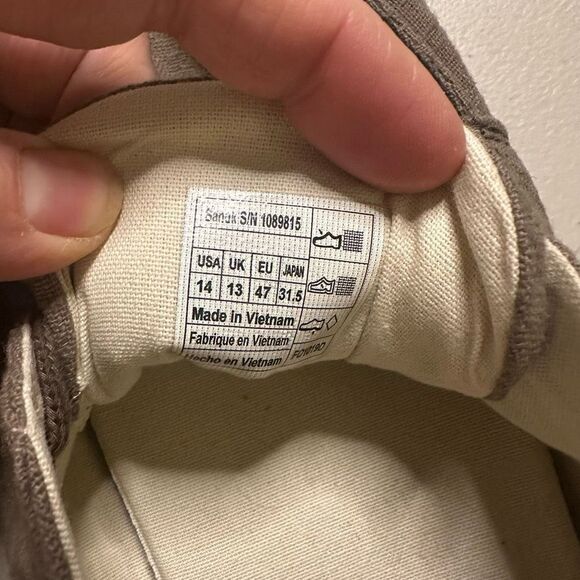 Sanuk tko men’s loafers 14 tan - Picture 5 of 7